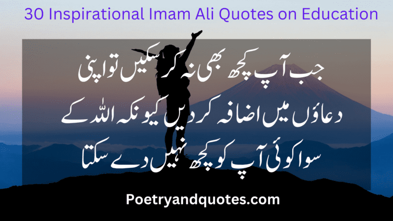 30 Inspirational Imam Ali Quotes on Education