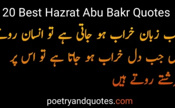 20 Best Hazrat Abu Bakr Quotes