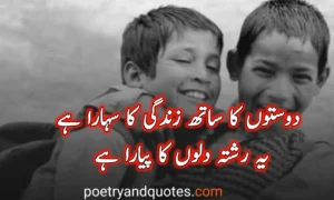 Friendship Poetry in Urdu