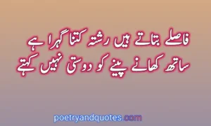 Friendship Poetry in Urdu