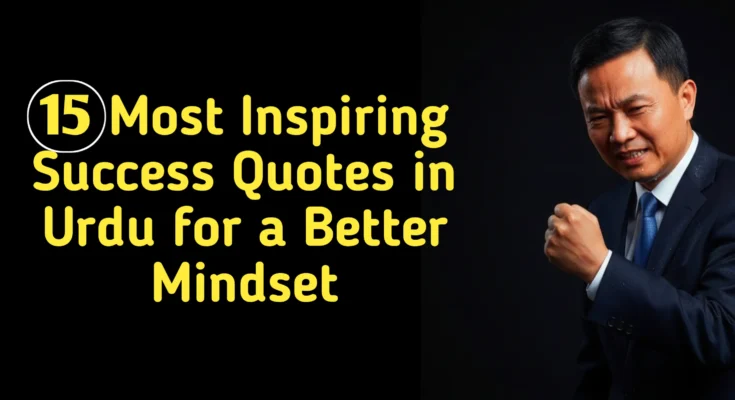 Success Quotes in Urdu